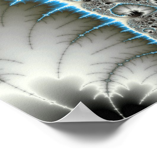 青く絡まった ポスター (角)