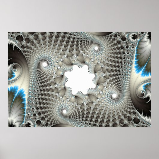 青く絡まった ポスター (正面)