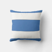 青く航海のでストライプな枕 クッション (裏面)