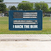 青く薄いブルーライン米国の旗MAGA WWG1WAを支持して下さい 横断幕 (インサイチュ)