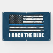 青く薄いブルーライン米国の旗MAGA WWG1WAを支持して下さい 横断幕 (横)