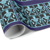 青く間抜けなX線の骨組 ラッピングペーパー (ロールコーナー)