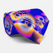 青く、ピンク音楽 ネクタイ (ロール)