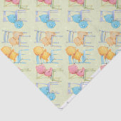 青く、ピンク、黄色い、およびヒグマの演劇 薄葉紙 (詳細)