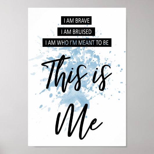 青これは私のショマンの素晴らし曲の歌詞 ポスター (正面)