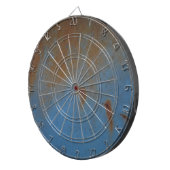 青さびた背景 ダーツボード (正面右)