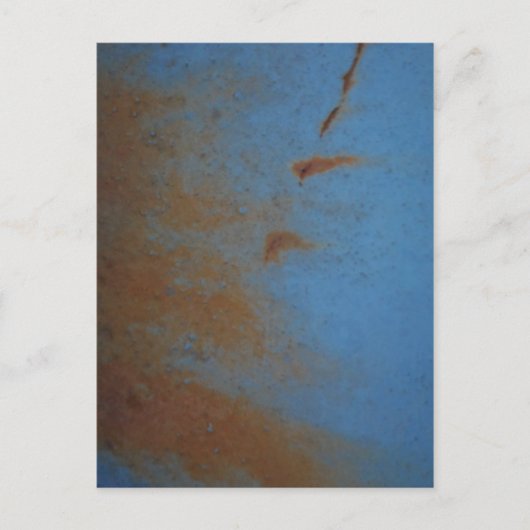 青さびた背景 ポストカード (正面)