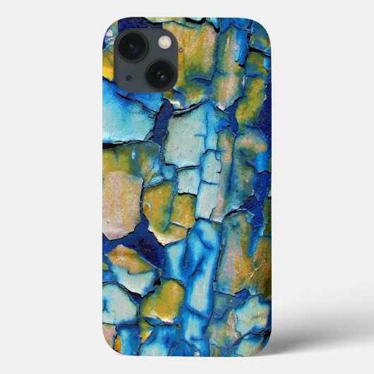 青さび及び金ゴールド欠け絵を描iPadケース Case-Mate iPhoneケース (裏面)