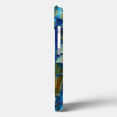 青さび及び金ゴールド欠け絵を描iPadケース Case-Mate iPhoneケース (裏面 / 左)