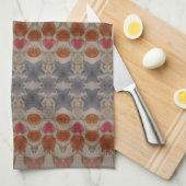 青さび赤 キッチンタオル (四つ折り)