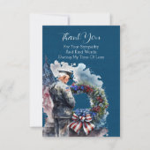 青ざめた悲しみ サンキューカード (正面)