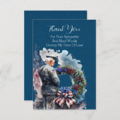 青ざめた悲しみ サンキューカード (正面/裏面)