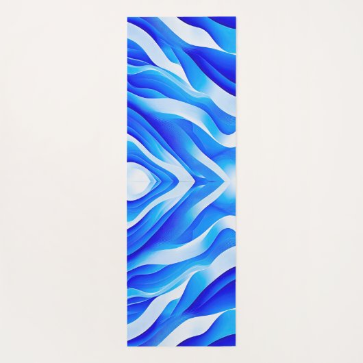 青すごい波 ヨガマット (裏面)