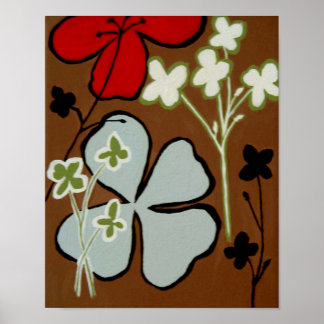 青すごい花 ポスター