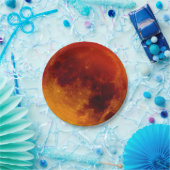 青すごい血の月 ペーパープレート (パーティー)