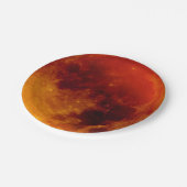 青すごい血の月 ペーパープレート (アングル)