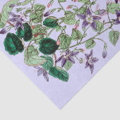 青そしてすみれ色の引きずる花のティッシュペーパー 薄葉紙 (詳細)