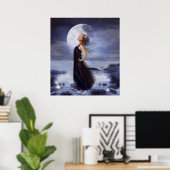 青っぽい ポスター (ホームオフィス)