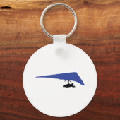 青つるグライダーのアイコン キーホルダー (正面)