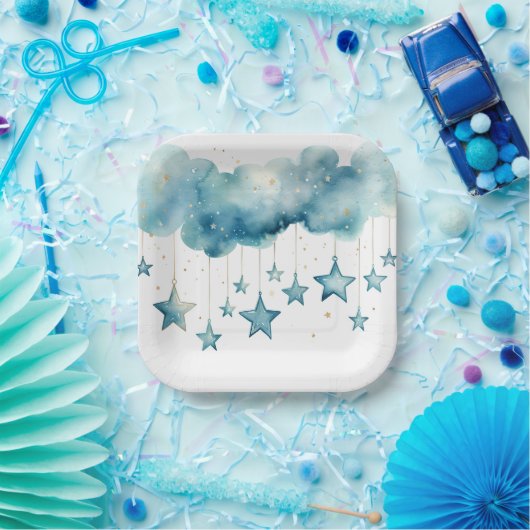 青つる星 ペーパープレート (パーティー)