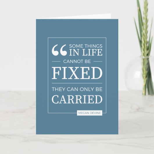 青で固定できないカード カード (正面)