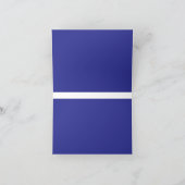 青で宇宙を変スタイリッシュ更 サンキューカード (内部)