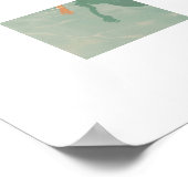 青で泳澄んぐ ポスター (角)