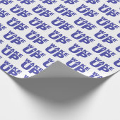 青で目覚める ラッピングペーパー (角)