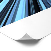 青で絡まった ポスター (角)