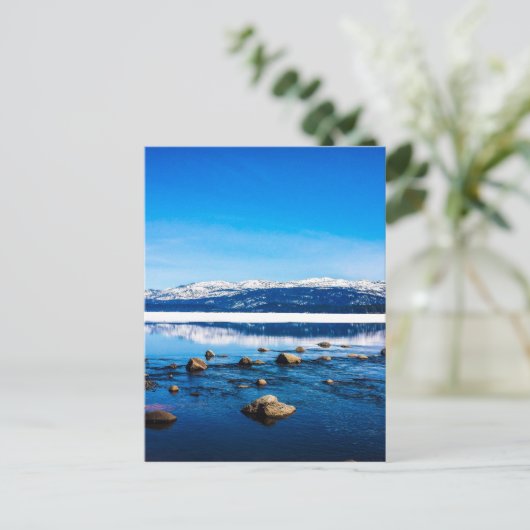 "青で美しい" ポストカード (スタンド正面)