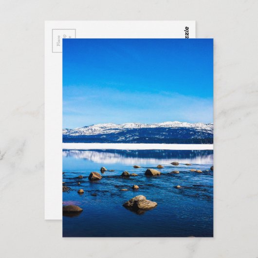 "青で美しい" ポストカード (正面/裏面)