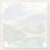 青で育てられる ガラスコースター (裏面)