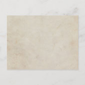 青とアイボリーのヴィンテージ馬ファーム日付を保存 案内ポストカード (裏面)