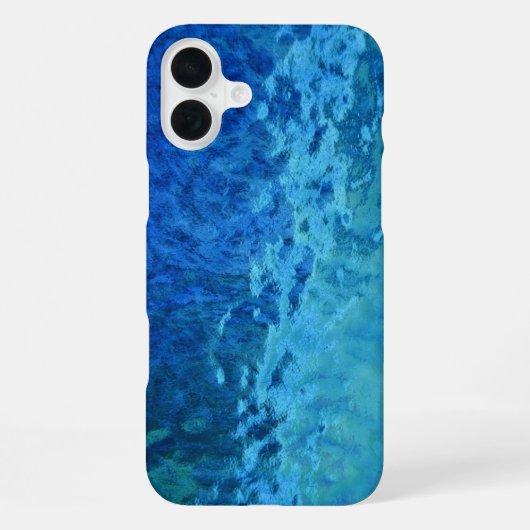 青とアクアステンドグラス iPhoneケース (裏面)