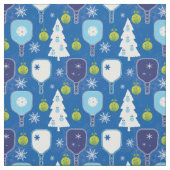青とエレガント白のクリスマスの漬物 ファブリック (見本)