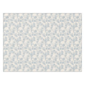 青とオフホワイトの桜の枝 テーブルクロス (正面(横))