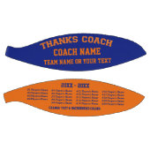 青とオレンジのカスタムバスケットボール、すべての選手 バスケットボール (パネル)