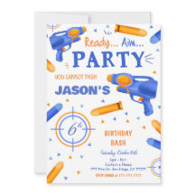 青とオレンジのダーツガン