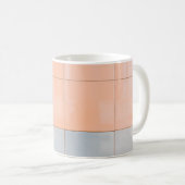 青とオレンジの壁 コーヒーマグカップ (正面右)