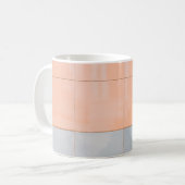 青とオレンジの壁 コーヒーマグカップ (正面左)