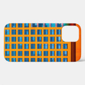 青とオレンジの建物 Case-Mate iPhoneケース (裏面 (横))