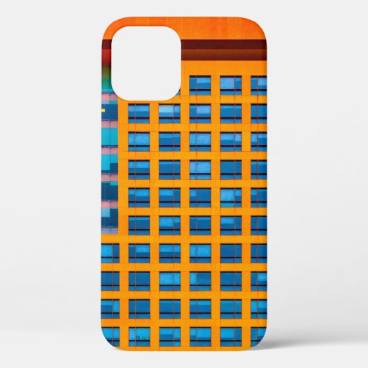 青とオレンジの建物 Case-Mate iPhoneケース (裏面)