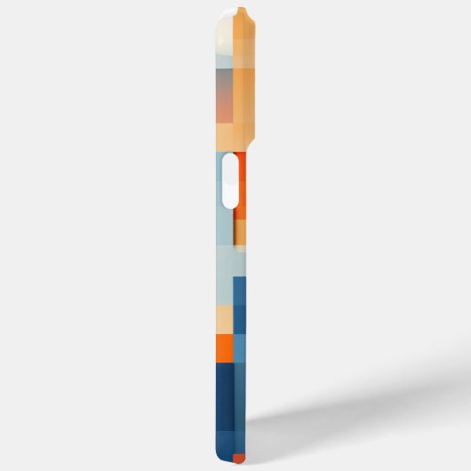 青とオレンジの文字形 Case-Mate iPhoneケース (裏面 / 右)