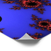 青とオレンジの目 ポスター (角)