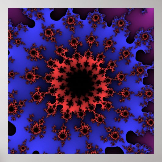 青とオレンジの目 ポスター (正面)