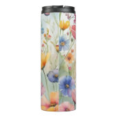 青とオレンジの蝶サーマルタンブラー タンブラー (裏面)