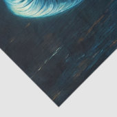 青とオレンジ色の悲しいジェスター 薄葉紙 (詳細)