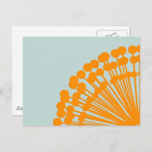 青とオレンジ ポストカード (正面/裏面)