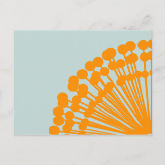 青とオレンジ ポストカード