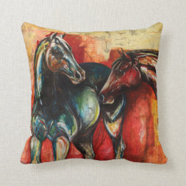 「青とガス」アート装飾用クッション クッション